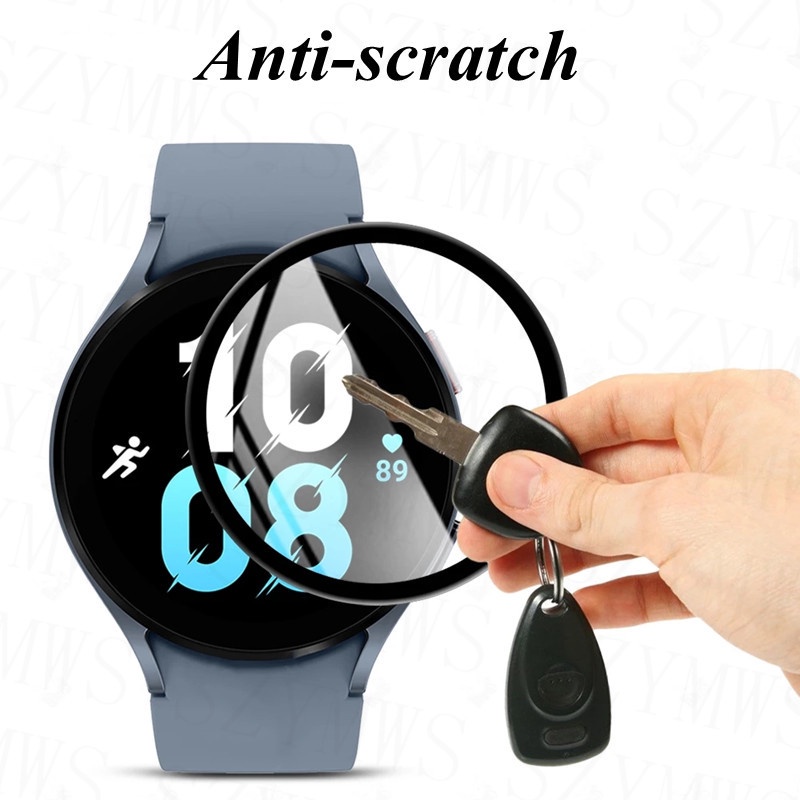 Kính Cường Lực Cong 3D Cho Đồng Hồ Thông Minh Samsung Galaxy Watch 6 6 Classic 4 5 5 Pro