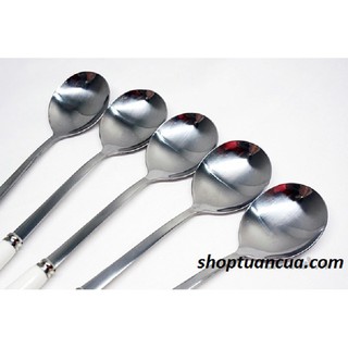 Sỉ 10 Thìa Cán Sứ Họa Tiết
