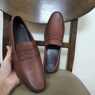 Giày Lười Nam Da Bò Mã GLC65 ( Thanh Lý Lẻ Size )