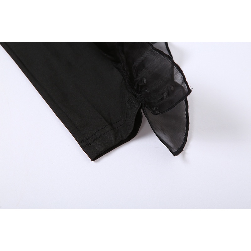 Jumpsuit Tay Dài Thiết Kế Lệch Tà Quyến Rũ