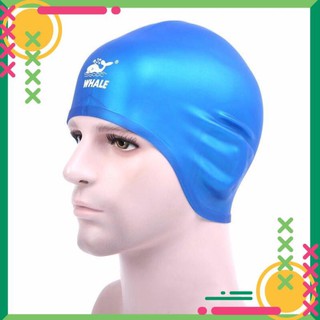 Mũ bơi che tai WHALE 3D SILICONE