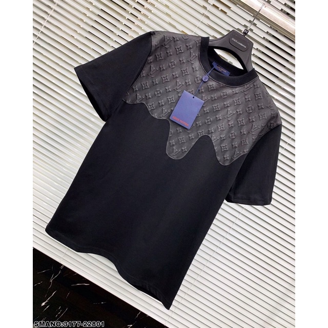 Áo phông dập nổi vân cao cấp nam nữ mặc đôi hót 2022