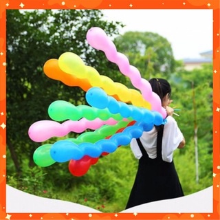 10 bong bóng Sunnyparty hình xoắn nhiều màu bóng bay trang trí sinh nhật