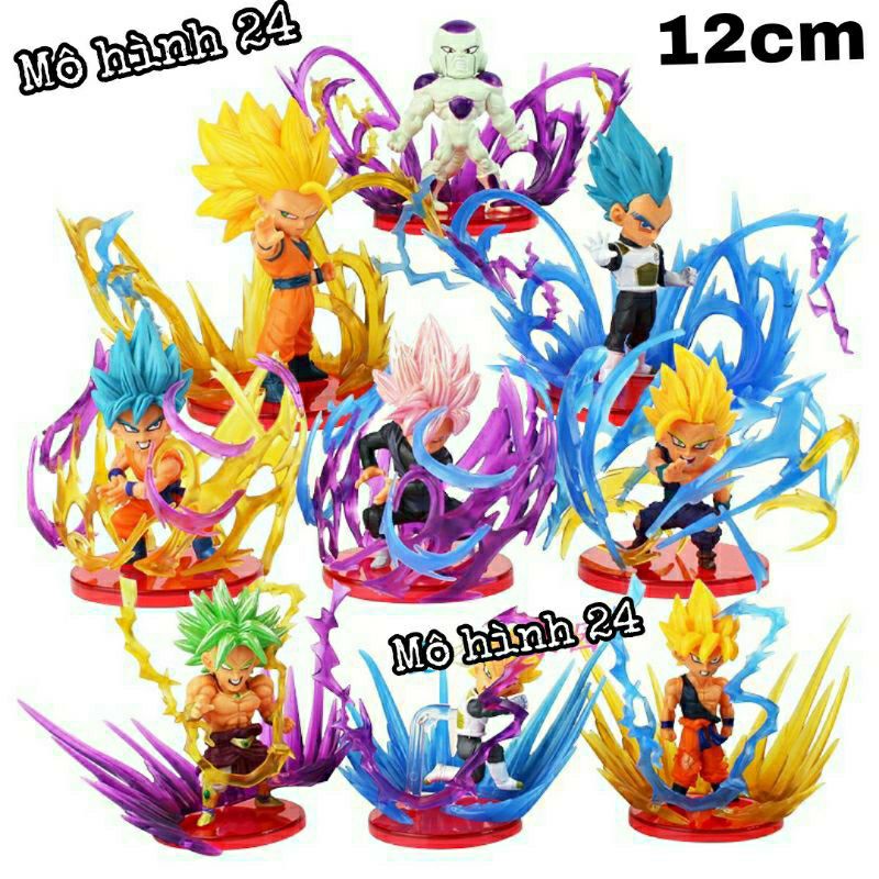 [COMBO 9 EM] MÔ HÌNH HIỆU ỨNG 7 VIÊN NGỌC RỒNG DRAGON BALL GOKU BROLY FRIEZE GOHAN VEGETA SUPER SAIYAN DRAGONBALL SÉT