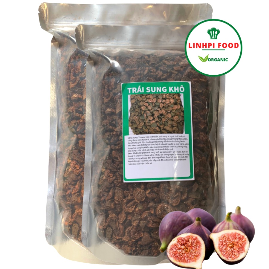 Quả Sung (Trái Sung Khô) 1KG Thái Lát, Quả Sung Khô Ngừa Sỏi Thận, Sỏi Mật, Sung Sấy Khô Hàng Sạch, Đẹp