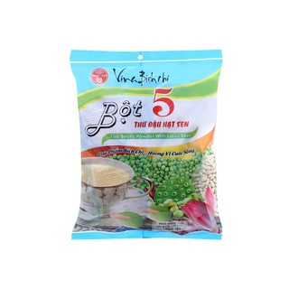 Bột 5 Thứ Đậu hạt sen Bích Chi 350g/ bịch ( 10 gói nhỏ) - 10 bịch tặng 1 bịch( ghép loại)