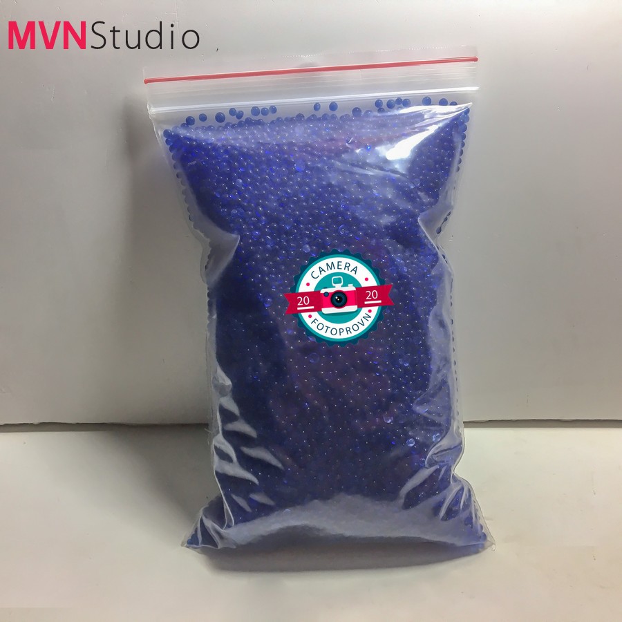 MVN Studio - Gói 500g hạt chống ẩm, hạt hút ẩm màu xanh cho máy ảnh tặng kèm 5 túi giấy vải đựng hạt