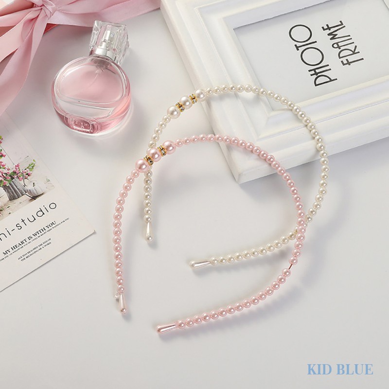 Băng Đô Công Chúa Đính Đá Và Ngọc Trai Cho Bé Gái