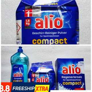 Combo Alio: 1 bột Alio 1,8kg+ Muối Alio 2kg + bóng Alio 1000ml