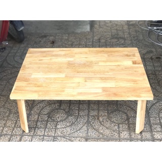 Bàn Gỗ Chân Gỗ Xếp Gọn (50x70x30)