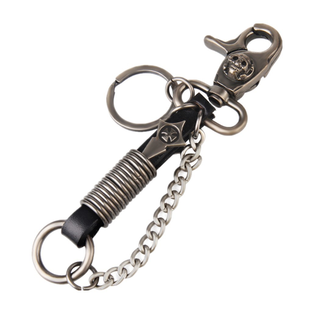 Móc khoá xe GADO móc khóa da bò cổ điển vintage chất liệu kim loại