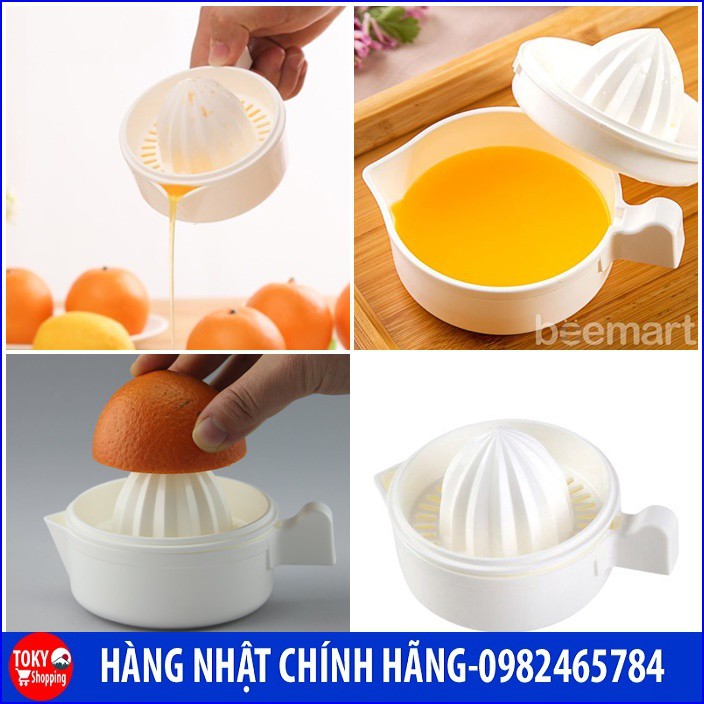 Dụng cụ vắt cam, quýt có lọc hạt inomata Hàng Nhật Chính Hãng