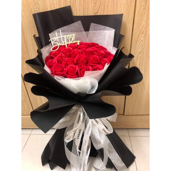Bó hoa sáp ĐỎ 50 bông tại Hà Nội