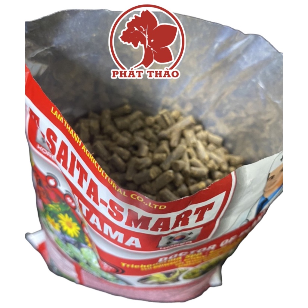 Phân bón hữu cơ vi sinh SAITAMA - Bác sỹ cây trồng - gói 1 kg