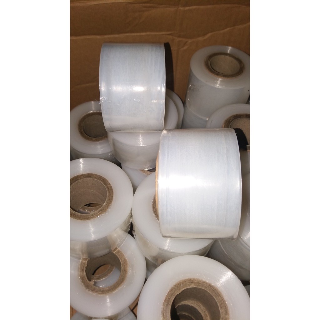 [SỈ/LẺ] Màng PE Trắng (Màng Chít) khổ 5Cm, Màng Co PE Trắng, Màng Nilong Trắng Màng Chít quấn hàng bọc hàng