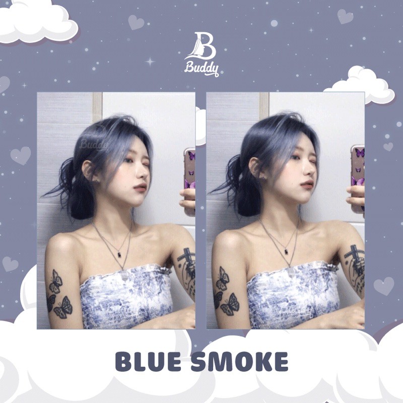 Thuốc nhuộm tóc Xanh khói / Blue smoke Buddyhairs | BigBuy360 - bigbuy360.vn