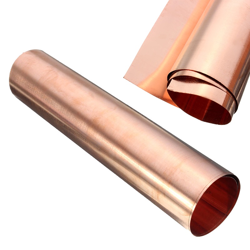 1 Cuộn Lá Kim Loại Đồng Nguyên Chất 99.9% 0.1mm*100mm*100mm ☆Bjfranchisesky