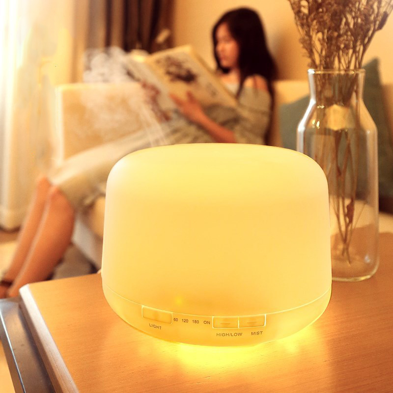 Máy Khuếch Tán Tinh Dầu Phun Sương Tạo Độ Ẩm 500ML