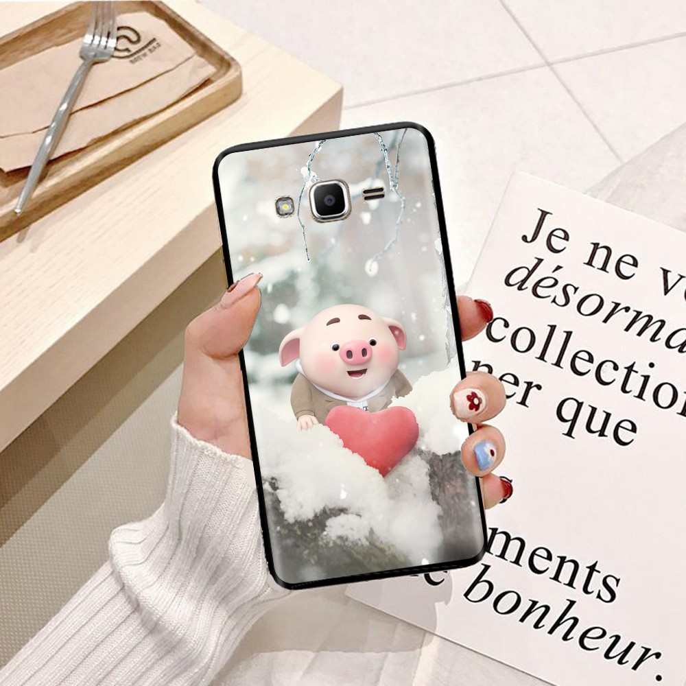Ốp lưng Samsung S4 Viền dẻo TPU hình Heo Con Dễ Thương