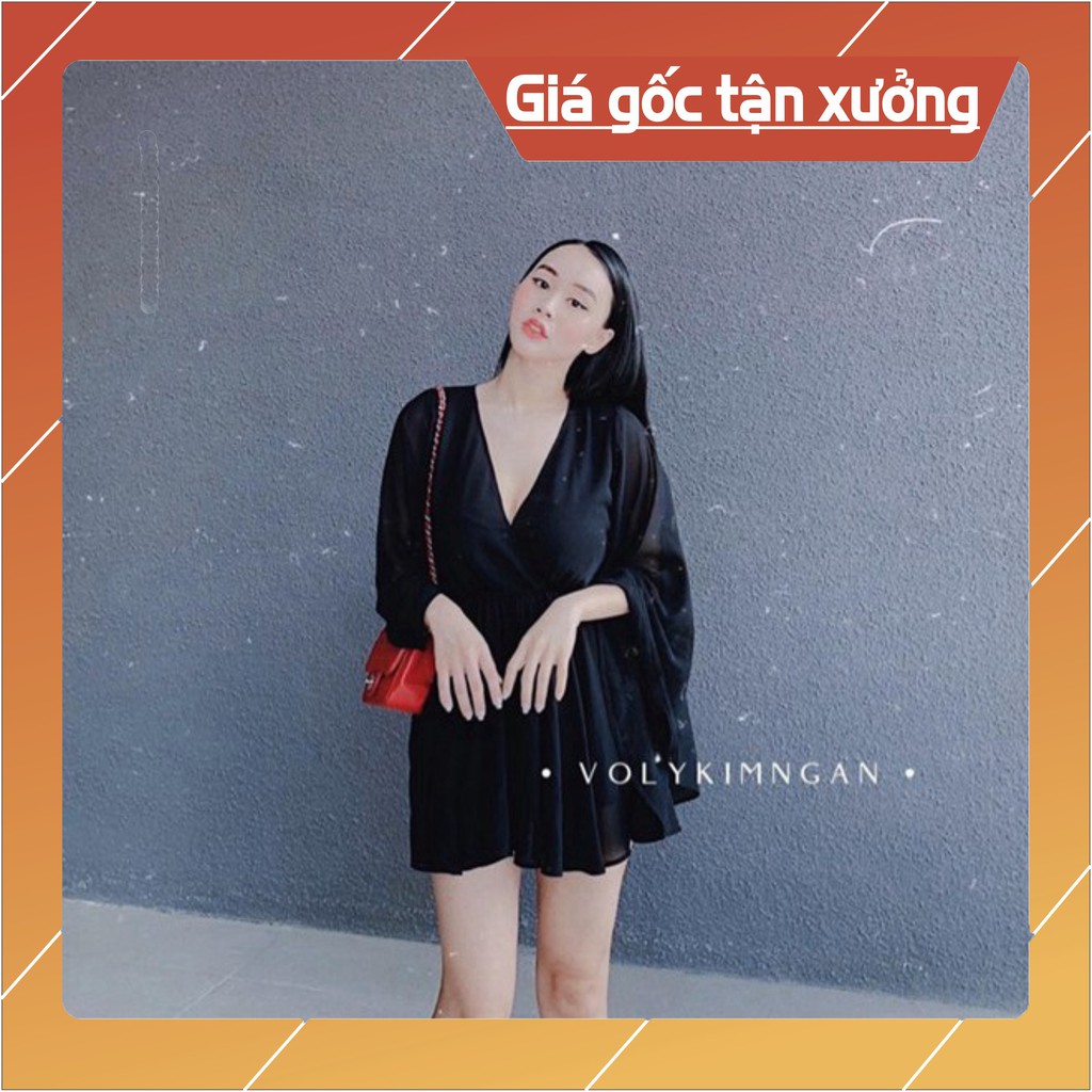 (Shop Uy Tín) JUM XẺ NGỰC CỔ CHÉO 3 MÀU