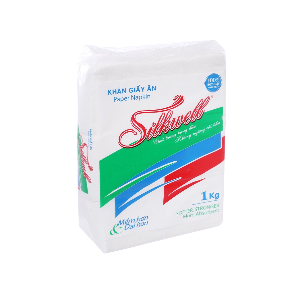 Khăn giấy ăn Silkwell gói 1kg khổ 240mm chính hãng giá rẻ