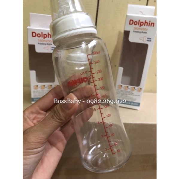 Bình sữa Streamline Dolphin 80ml/160ml/260ml