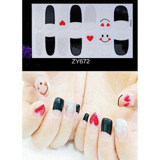[Hàng mới về] Tấm hình dán họa tiết hoạt hình thời trang dùng để trang trí móng nghệ thuật