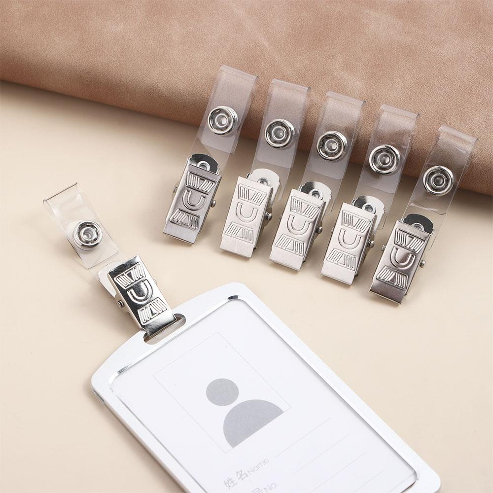 Kẹp Giữ Thẻ ID / Thẻ ID Bằng Thép Không Gỉ Tiện Dụng