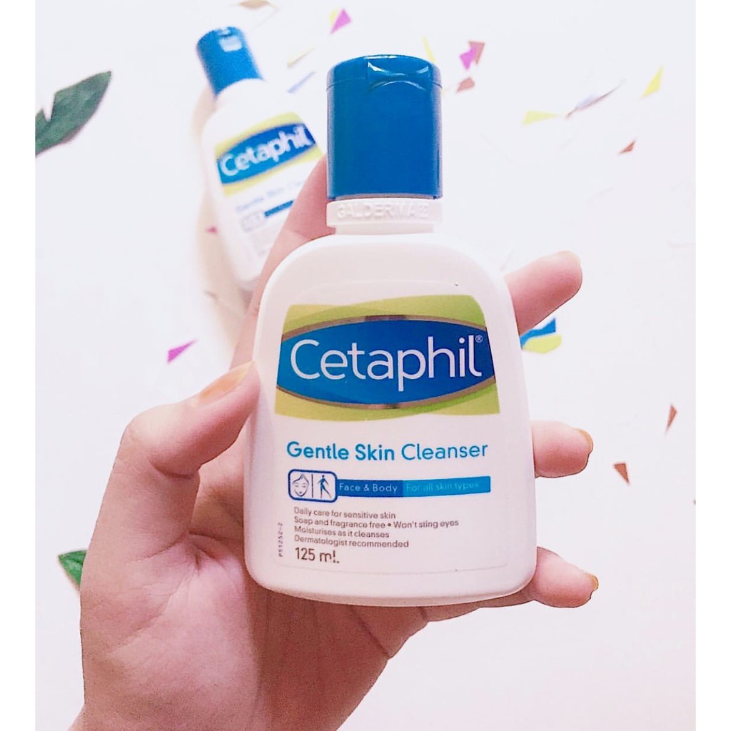 [Chính Hãng] Sữa Rửa Mặt Cetaphil Gentle Skin Cleanser 125ml - srm cetaphil dịu nhẹ dành cho da dầu da mụn