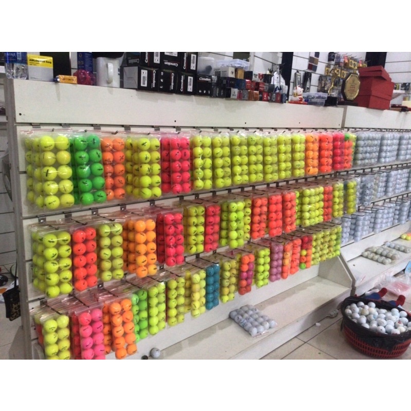 Bóng golf màu tổng hợp độ mới 90-95%