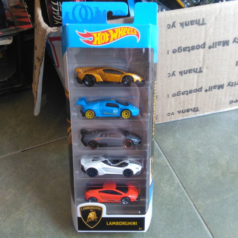 [ Rẻ I thị trường ]Bộ 5 xe Hotwheels Lamborghini Veneno , Huracan , Murcielago Sv  , Aventador J , Gallardo , hàng hiếm