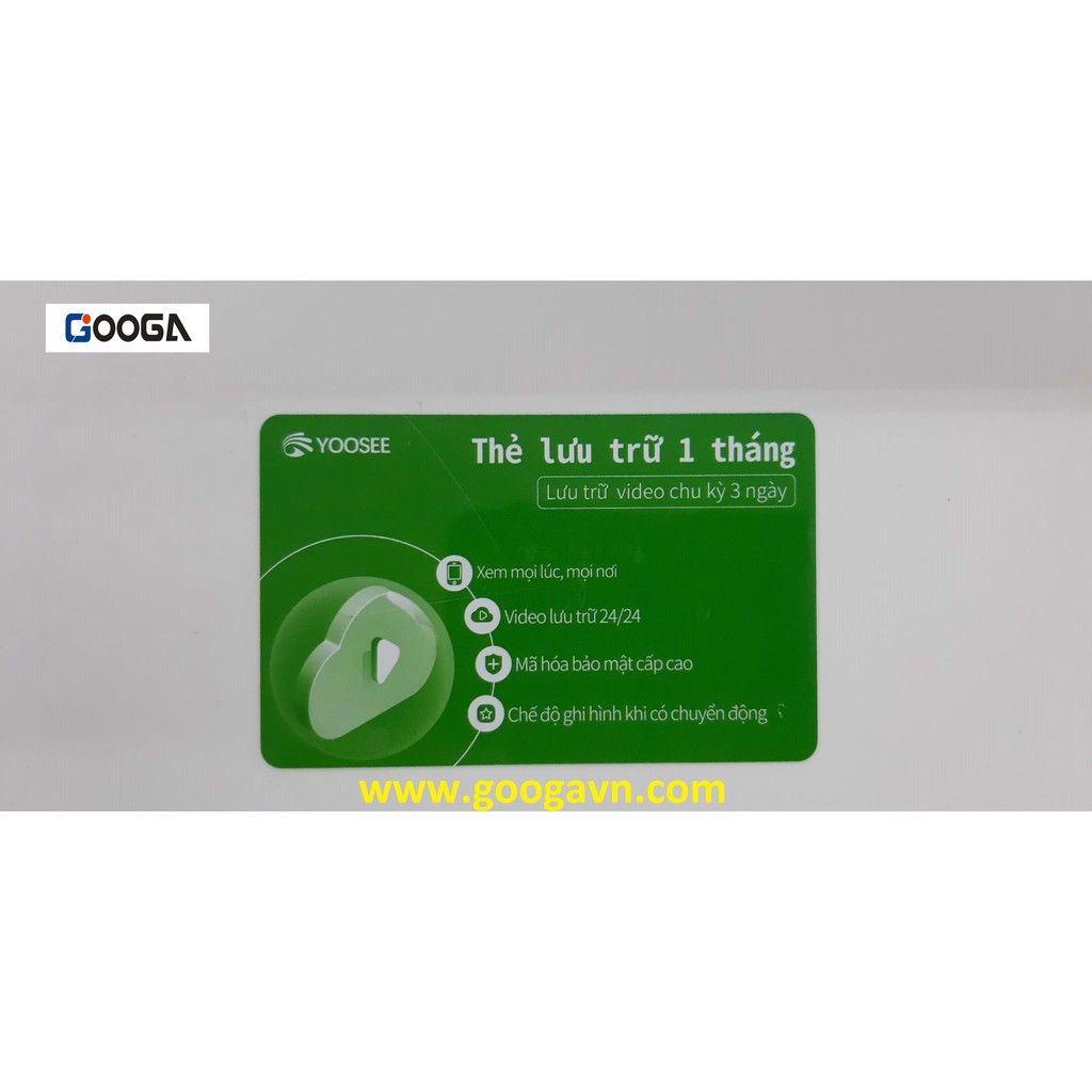 Thẻ ghi hình lưu trữ đám mây dành cho các dòng camera yoosee hỗ trợ lưu trữ đám mây