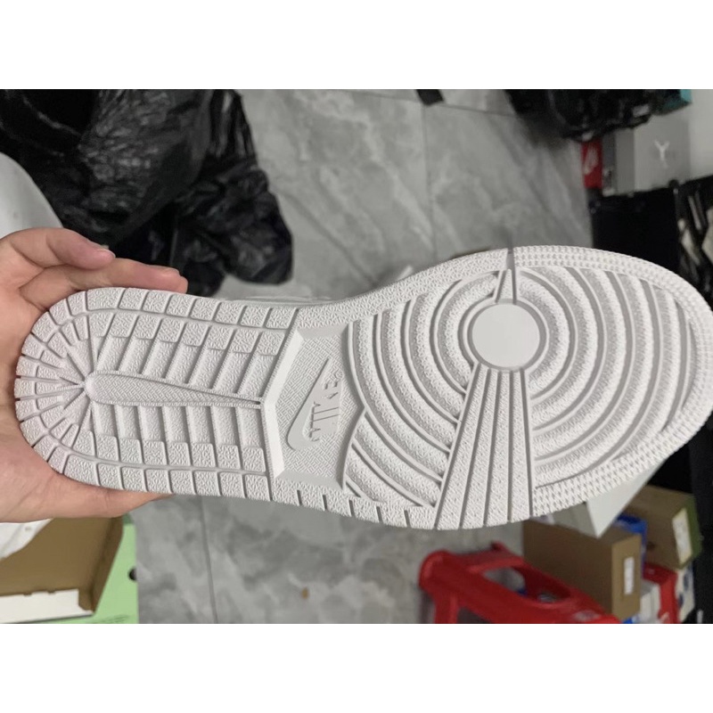 giày Air Jordan 1 Mid White Camo | Bản cao cấp