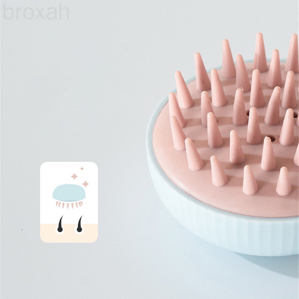 [Hàng mới về] Lược gội đầu bằng silicon massage da đầu
