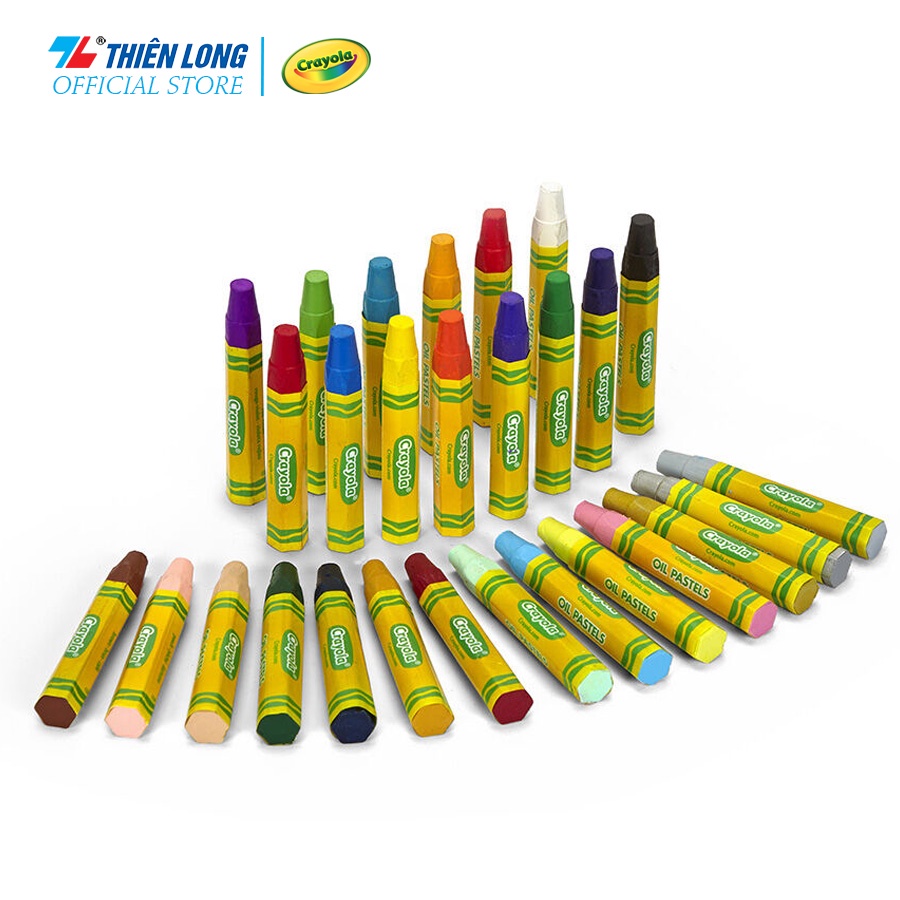 Bộ 28 bút sáp dầu Crayola Hexagonal Shape Oil Pastel