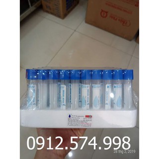 Ống nghiệm Edta 2ml dung trong PRP- 100 ống/lốc- HTM
