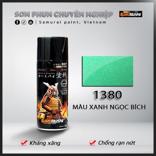 COMBO Sơn Samurai màu 1380 gồm 4 chai đủ quy trình độ bền cao (Lót 2K04 – Nền 124 - Màu 1380 - Bóng 2K01)