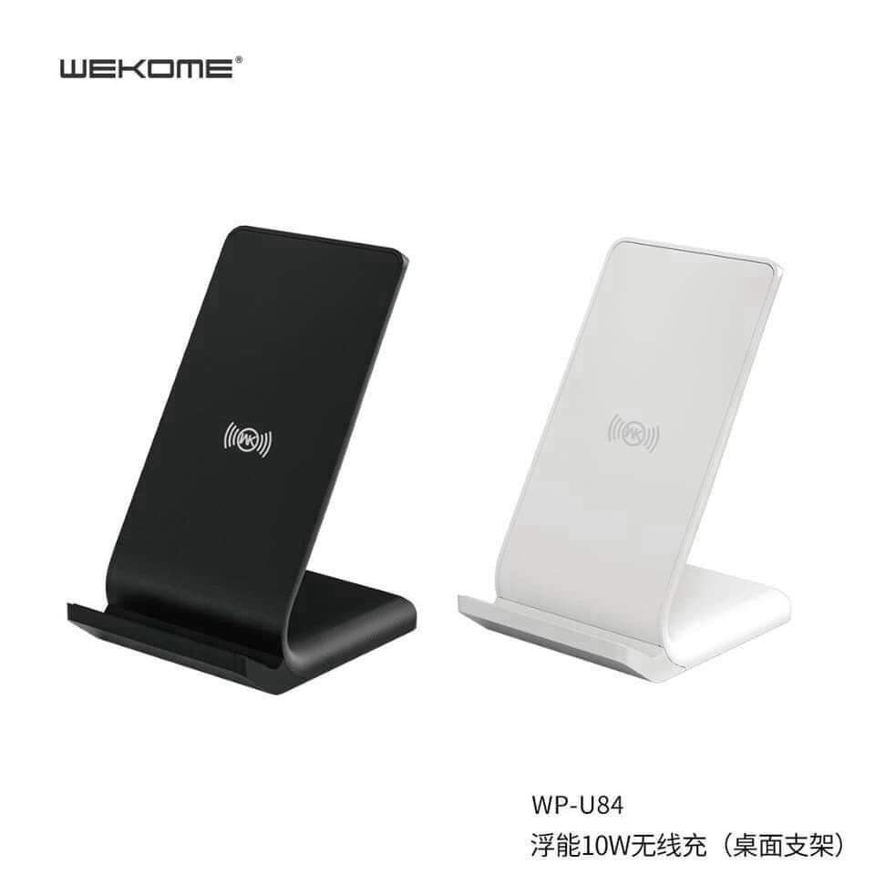 Đế Sạc Nhanh Cho Điện Thoại Iphone - ipad - airpods - samsung - huawei - xiaomi - oppo - Chuẩn QI 10W - WK WP-U84