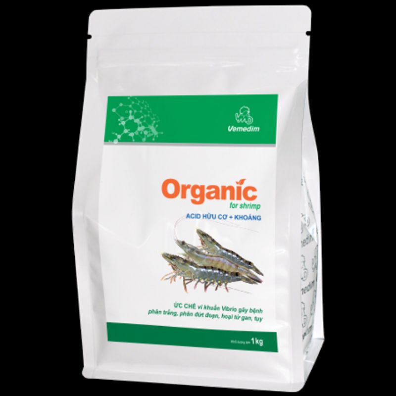 Vemedim ORGANIC FOR SHRIMP - Hỗn hợp đậm đặc chứa các acid hữu cơ và khoáng chất cần thiết cho sự phát triển