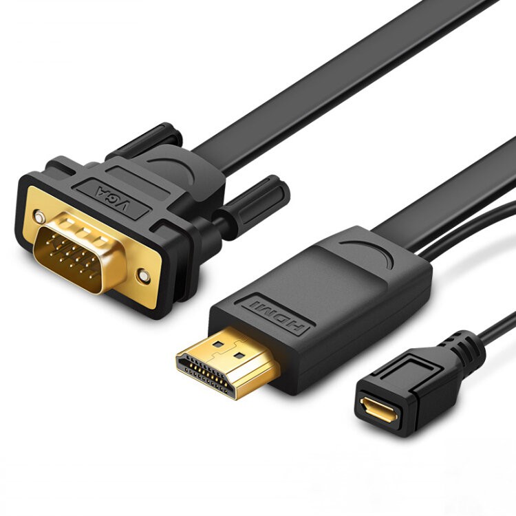 Cáp HDMI sang VGA UGREEN MM117 - Hàng phân phối chính hãng - Bảo hành 18 tháng
