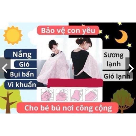 Khăn choàng cho con bú đa năng cho mẹ và bé