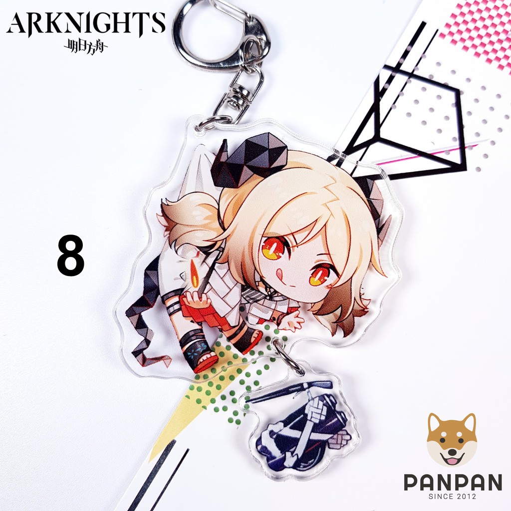 Móc khóa Anime DELUXE Arknights TREO (6cm)