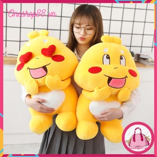 Gấu bông Qoobee ong vàng gối ôm thú nhồi bông nhiều cảm xúc chất liệu mềm mịn vải miniso