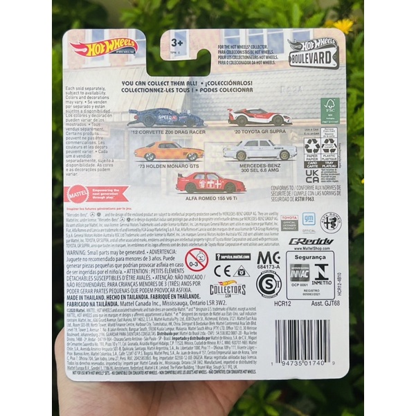Hobby Store xe mô hình Hot Wheels Premium Boulevard Corvette Z06 Drag Racer
