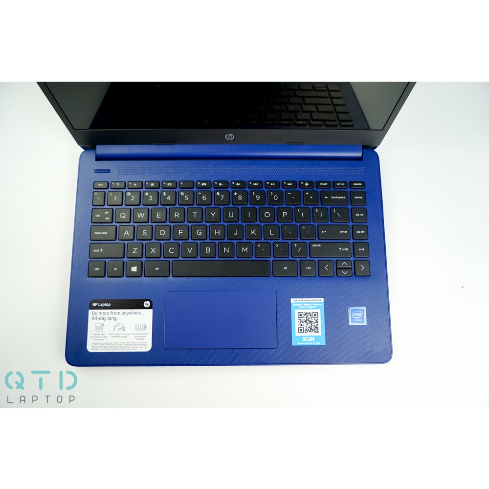 Laptop HP 14 DQ0005DX Intel N4020/4GB/64GB eMMC/14" HD/Win 10 - Học online
