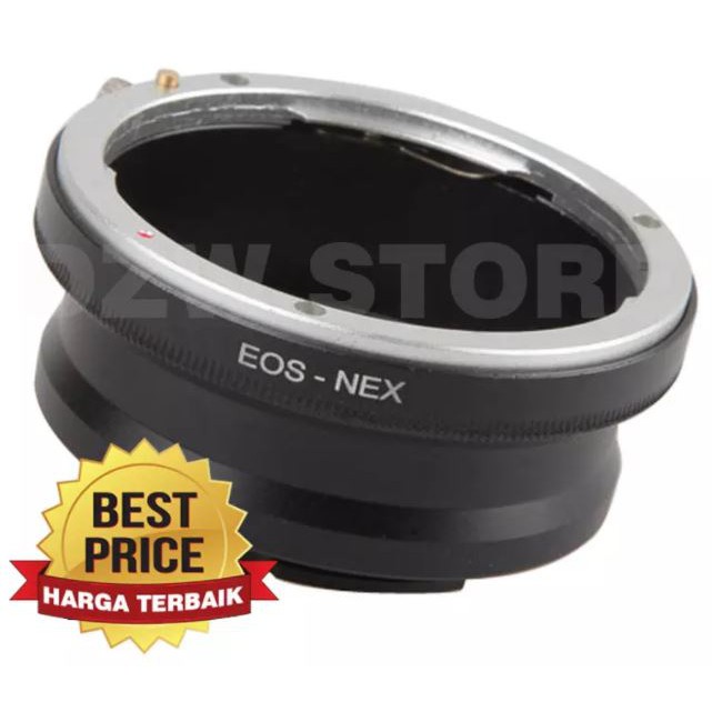 Ngàm Chuyển Đổi Ống Kính Canon Eos Ef Cho Nex (sony Mirrorless / E Mount) A6300 A6500 A6000 A7