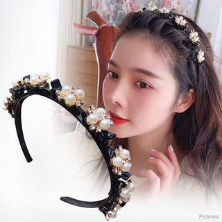 Băng đô cài tóc đính ngọc trai 5.26 thời trang cho nữ