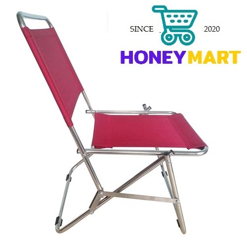 Ghế xếp inox loại trung Thanh Long GXI-L01 (44 x 42 x 66 cm) gấp gọn dễ dàng sử dụng, tiện lợi HONEYMART