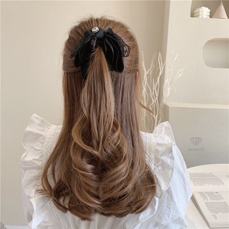 Kẹp tóc Bella 925 cài tóc hình nơ phong cách Hàn quốc