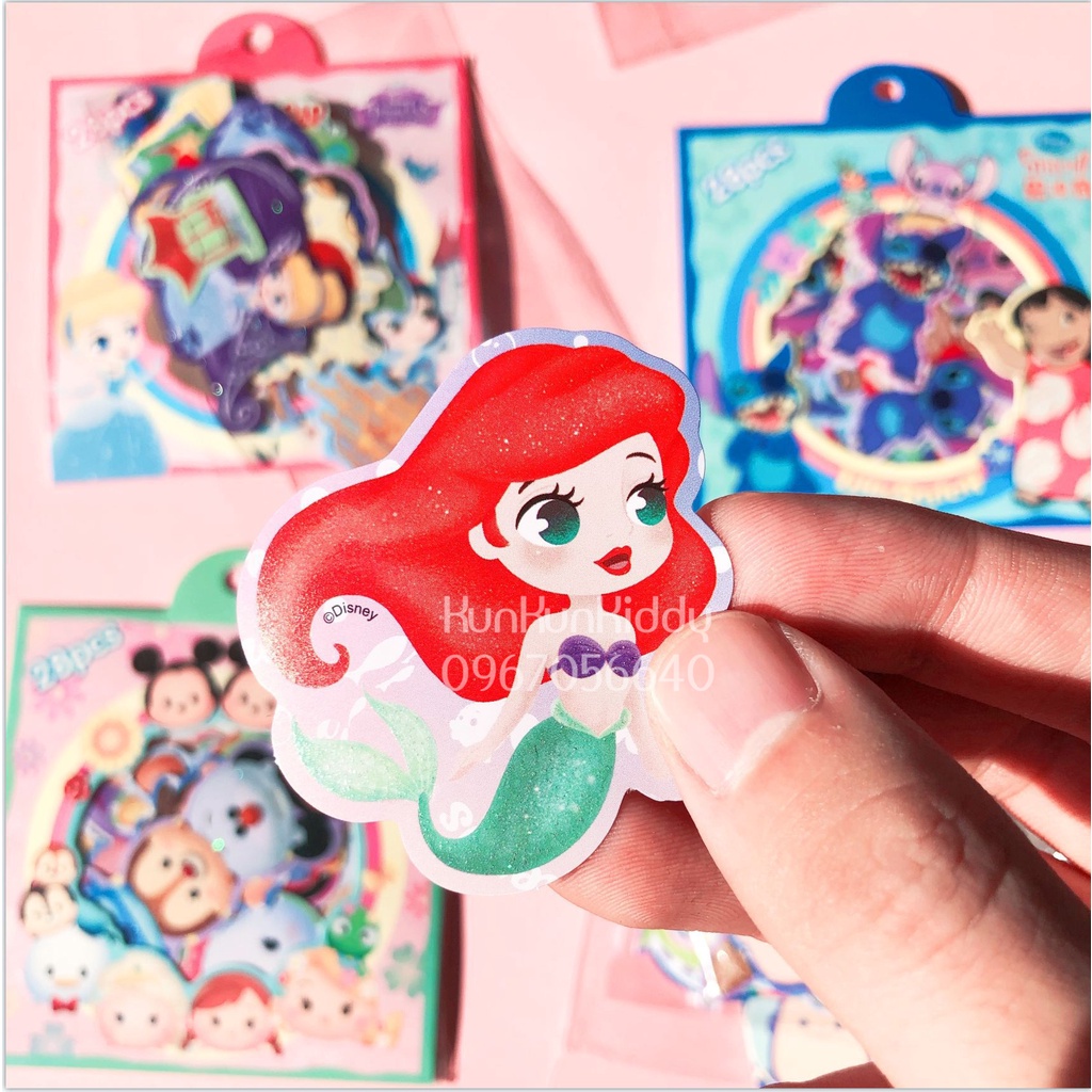 Sticker hoạt hình bản to trang trí cho bé